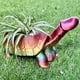 thumbnail image 1 of Maceta decorativa de resina con diseño de tortuga y caracol, regalos de vacaciones coloridos para patio, 1 of 8