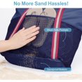 thumbnail image 6 of Beach Bags for Women - Machine Washable Travel Tote Bag with Zipper Cruise Swim Vacation Essentials, 6 of 6