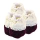 thumbnail image 5 of 4 protectores de suelo para patas de silla de franela elástica antideslizante Morado oscuro, 5 of 9