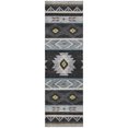 thumbnail image 2 of Addison Rugs Dream Shag Premium Machine Washable Transitional Aztec Midnight Runner Rug, 2'3" x 7'6", 2 of 8