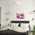 thumbnail image 2 of Orchids in the Breeze Abstract Plant Garden Art Print on Satin Posters, 2 of 3