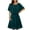 Green, variant on Rutainlusire Dresses for Women Under $10, Women's Summer Solid Color Sleeveless Capelet Sleeve Flowy Knee Length Dresses