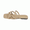 Khaki, variant on CHUMUD Slippers for Women Outdoor Multi-Strap Square Toe Flat Sandals, Casual Open Toe Slip-On Slippers, Summer Beach Sandals Vacation