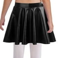 thumbnail image 4 of Sholeno Kids Girls Hip-hop Jazz Dance Outfits Long Sleeve Crop Hoodies Vest And Shiny Ruffled Skirt Black 8, 4 of 5
