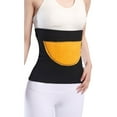 thumbnail image 4 of Transemion Stay Warm And Stylish Back Warmer Belt Breathable Elastic Waist Back Support brushed black XXL 5Set, 4 of 6