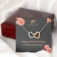 thumbnail image 3 of Happy 40th!, Interlocking Hearts Necklace, Gift Box Included, 3 of 5