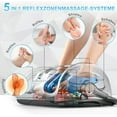 thumbnail image 6 of TISSCARE Shiatsu Foot Massager Machine with Heat- Kneading for Pain Relief, Plantar Fasciitis- Gray, 6 of 7