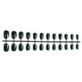 thumbnail image 1 of facefd Fake Nail Set Glossy French Style Scratch Resistant Press-on Fingernails Strong Viscosity Adjustable Solid Manicure Stickers Type 1 Type 5, 1 of 6