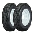 thumbnail image 2 of EastVita ST175/80D13 Trailer Tires Rims 175 80 13 Tire 5 Lug White Spoke Wheel Load Range C,6 PLY,Set of 2, 2 of 8