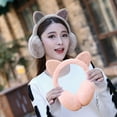 thumbnail image 3 of Earmuffs Skin-friendly Cats Ears Design Plush Winter Warm Cats Ear Muffs, 3 of 5