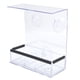 thumbnail image 4 of Alimentador automático de plástico para pájaros, alimentador transparente de comida para mascotas para uso en interiores y exteriores, 4 of 8