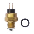 thumbnail image 1 of Becaristey M14x1.5 Efficiently Install Radiator Fan Switch For FE501 FE250 FE350 Copper Radiator Fan Thermo Switch 85鈩?1Set, 1 of 6