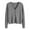 Grey, variant on Clearance Lady Automobiledigan,Clearance Sales Women's Cardigan Women's Autumn And Winter Long Sleeve V Neck Soft Knit Solid Color Cardigan