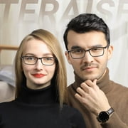 TERAISE Fashion Anti-Blue Light Resin Reading Glasses,Leopard,3.50x 4 Pack