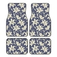 thumbnail image 1 of Fotbe Lilies Flowers Juego de 4 Tapetes para Auto con Estampado – Alfombrillas de Goma Reforzada, Diseño Antideslizante, Protección para Todo el Año – Vehículos, Autos, Camionetas y SUVs, 1 of 7