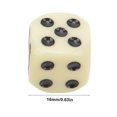 thumbnail image 4 of 30pcs Dice Set 16mm Plastic 6 Sided Round Corners Dice Cubes For Table Games Board Games Beige, 4 of 5