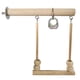 thumbnail image 3 of Soporte de madera para loros, jaula colgante con cuenta para masticar, suministros para mascotas, 1 Uds., juguetes de entrenamiento de nido para, 3 of 9