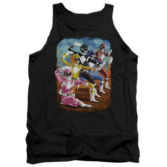 Power Rangers - Impressionist Rangers - Tank Top - Medium