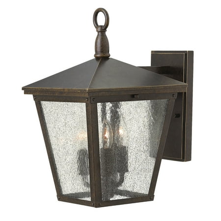 Hinkley Outdoor Mount - Trellis 3-Light Outdoor Wall Mount in Regency Bronze