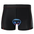 thumbnail image 4 of Hombres ciclismo ropa interior pantalones cortos transpirable acolchado MTB ciclismo montar Arsuxeo Pantalones cortos de ciclismo, 4 of 7