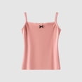 thumbnail image 2 of FRSASU Women's Sleeveless Tank Top Summer Solid Color Casual Scoop Neck Basic Velvet Lace Cami Shirts Pink, 2 of 5