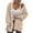 Beige, variant on Lindreshi Cardigan Sweaters for Women Lightweight Fashion Women Casual Pockets Long Sleeve Casual Solid Coat Cardigan Blouse
