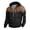 93#Black, variant on Mens Western Aztec Navajo Print Quarter Zip Hoodie Heavyweight Fleece Lined Muscle Fit Long Sleeve Pullover Sweatshirt Kangaroo Pocket Drawstring Hood Warm Fall Winter Streetwear Gray XL