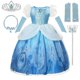thumbnail image 1 of Disney vestido de princesa Rapunzel para niños, conjunto de disfraces enredados, ropa de fantasía para fiesta de cumpleaños, Carnaval y Halloween, 1 of 5