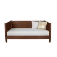 thumbnail image 3 of Alpine Furniture Flynn Mid Century Modern Twin Size Day Bed in Walnut, 3 of 8