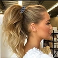thumbnail image 3 of Hair Clip 3 Pcs Ponytail Cuff Hair Jewelry Ponytail Holders Hair Accessories for Women and Girls (B), 3 of 6