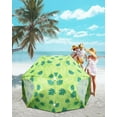 thumbnail image 6 of OutdoorMaster Pop Up Beach Umbrella, Portable Umbrella Shelter, Beach Shade Sun Canopy with UPF 50+ UV Protection, Extendable Floor with Carrying Bag, 6 of 7