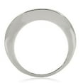 thumbnail image 4 of Rhodium + Ruthenium Brass Ring with AAA Grade CZ in Jet for Women Jet Stone Color Style 0W242 Size 5, 4 of 5