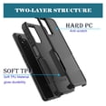 thumbnail image 3 of Njjex Samsung Galaxy A13 5G Case With Screen Protector;Military Grade Full Body Double Layer Protection Shock Resistant Drop Resistant TPU Durable Detachable for Galaxy A13 5G Phone Case - Black, 3 of 7