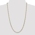 thumbnail image 2 of 10K Yellow Gold 3.5mm Semi-Solid Figaro Chain 24 IN, 2 of 6