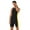 Black&Yellow, variant on YONGHS Mens Gymnastic Racerback Unitard Workout Sports Athletic Bodysuit Swimsuit Swimwear Black&Blue XXL