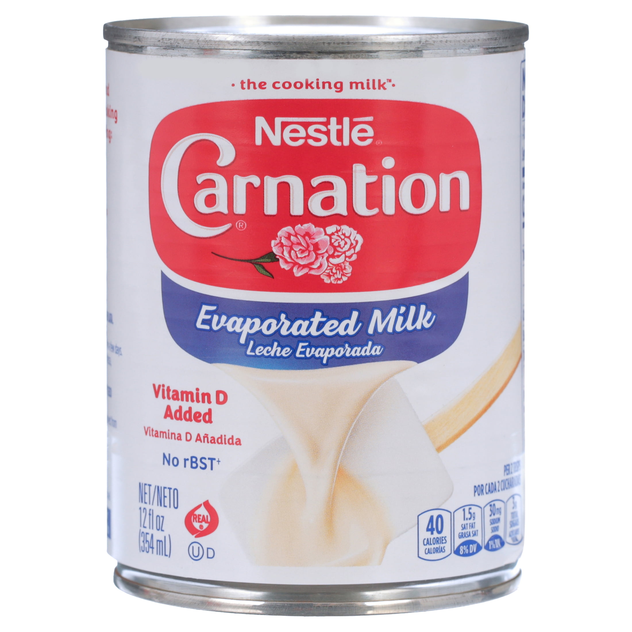 udsende tønde Afstem Nestle Carnation Evaporated Milk, Vitamin D Added, 375.7 g - Walmart.com