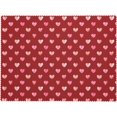 thumbnail image 5 of Red Love Heart Table Cloth for Rectangle Dining Tables,Reusable Pink Watercolor Love Hearts Tablecloths Boho Heart Anniversary Table Cover Decoration for Holiday,Kitchen,Party, 60x84 Inch, 5 of 8
