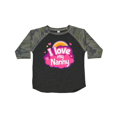 

Inktastic I Love My Nanny Grandchild Gift Toddler Toddler Girl T-Shirt
