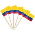 thumbnail image 1 of Palillos decorativos con bandera de Colombia AhfuLife, 100 piezas, 1 of 7