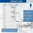 thumbnail image 6 of MIIIKO File Cabinets for Home Office, Lateral File Cabinets with Lock,Steel Storage Cabinet with 2 Drawers and Doors for Hanging Files Letter/Legal/A4 Size Files, 6 of 8