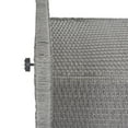 thumbnail image 5 of Patio Furniture Sofa Set, 5 Piece Outdoor Conversation Sets with Glass Table, 2 Chairs/2 Stools, Gray Rattan Outdoor Patio Dining Set with Dark Gray Cushions for Backyard, Lawn, Garden, LLL4172, 5 of 10