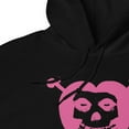 thumbnail image 2 of Misfits Heart Skull Hoodie, 2 of 7