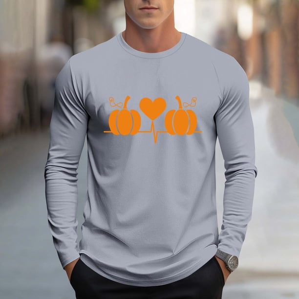 Blusas y camisas de manga larga y cuello redondo para hombre, moda informal, estampado, deportivas, de manga larga y cuello redondo, blusas, camisas, blusas para hombre, poliéster
