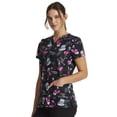 thumbnail image 7 of Dickies EDS Scrubs Top For Women V-Neck Print DK717, 7 of 7