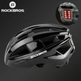 thumbnail image 7 of ROCKBROS Cycling Helmet Bike Helmet With Taillight( 57-62cm Universial adjustment, 24 Vents, USB, Waterproof), 7 of 7