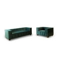 thumbnail image 5 of Chic Home Barnum Sofa Velvet Upholstered Tufted Wide Armrest Design, 5 of 7