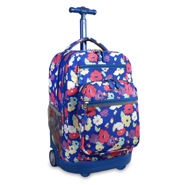 J World New York Sundance Laptop Rolling Backpack Clothing Shoes Jewelry Luggage Travel Gear