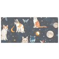 thumbnail image 2 of Cat Butterfly in Space Acrylic Pencil Pen Holder Cup 4 Compartments Desktop Organiser 7.87"x2.78"x3.54", 2 of 7