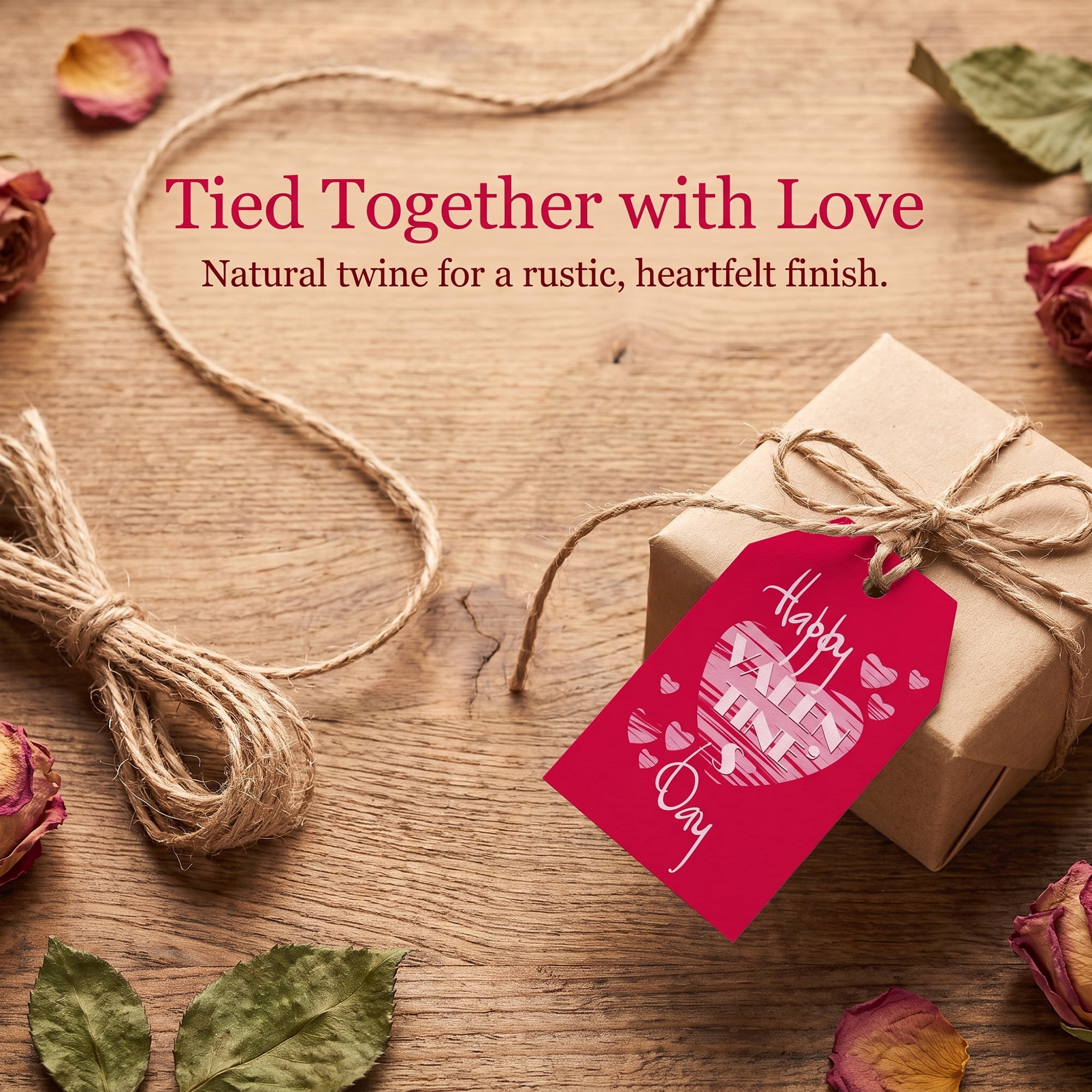 Unique Bargains Gift Tags with Twine for Present Wrapping and Crafting Striped Heart 2" x 3.1"