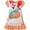 Orange Mermaid, variant on WIBACKER 3-8Y Little Girls Nightgowns Short Sleeve Nightdress Kids Mermaid Nightie Dress Toddler Sleepwear Pajamas